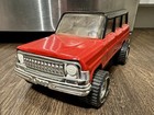 Vintage Tonka Pressed Steel Red Cherokee Chief Suv   Jeep Toy Truck Made In Usa