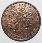 1856 Nova Scotia Canada Half Penny Token - Queen Victoria