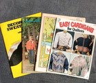80s 90s Sweatshirt Cardigan Craft Books Set Of 4 Sewing Quilters Projects Lot