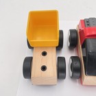 Ikea Lillabo Wooden Toy Vehicles Set 4 Cars Trucks Preschool Kids Play Set
