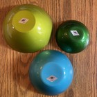 Lot Of 3 Aluminum Nesting Bowls - Emalox Norway Vintage Anodized Size 4    5    6   