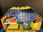 Rare Ideal j  Swedlin Mini-martians Star House Playset W  Mini Martian - 1967
