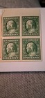 2 Benjamin Franklin 1 Cent Stamps Green Unused Still Connected Sheet Make Offer 