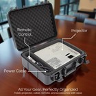 Casematix Hard Shell Projector Travel Case     Fits Epson Vs250  Vs350  Projectors
