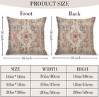 Boho Throw Pillow Covers 18x18 Inch Set Of 2 bohemian Vintage Carpet Pattern Ant