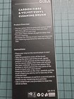 New Carbon Fiber  Velvet Multi Bristle Vinyl Record Cleaning Brush  Anti Static