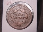 1843 Braided Hair Large Cent G   Vg Free Shipping
