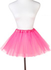 Girls Tutu Skirt 3-layer Tulle Ballet Dance Costume  Toddler 3-10y  Pink Outfit 