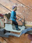Parts Gunthermann Lehmann German Tin Touring Limousine Wind Up Toy Car Driver