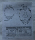 True Colors Ribbon Embroidery Victorian Monogram Pattern Only  srk0003