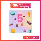 Ininger Macaron Hot Pink Number 4 Candles hot Pink 4th Birthday Candles macaron 