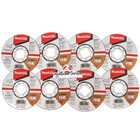 New Makita E-00446 X-lock 4-1 2 x 045 Type 1 60g Stainless Cut-off Wheel 8x Pack