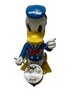 1957 Marx Vtg Wind-up Toy Donald Duck Walt Disney Drummer Mickey Works Some