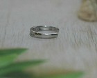 0 10ct Lab Created Diamond Channel Set Adjustable Toe Ring 14k White Gold Plated