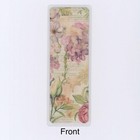 2x6 Inch Vintage Garden Florals  Bookmark For Books  Gift For Book Lovers