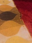 Vintage Cannon Royal Seven Seas Wavy Orange Yellow Towel Mcm  cutter flaws stain