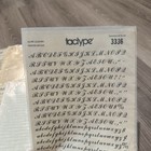 Tactype Single   Double Sheet Dry Transfer Script Lot 3336 3324