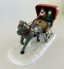 Dept 56 Heritage Christmas Village Accessories One Horse Open Sleigh  59820