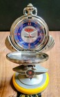 Harley Davidson Heritage Springer Pocket Watch And Eagle Display Stand