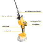 20v Cordless Reciprocating Saw For Dewalt Battery With 4 Blades