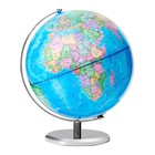 13   World Globe Map Metal Stand Earth Ocean Rotating World Desktop Geography