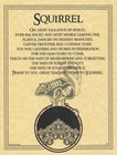 Squirrel Prayer Parchment-like Page For Book Of Shadows  Altar 