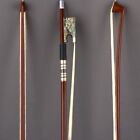 Pro Master Antique Ironwood Violin Bow 4 4 Beautiful Abalone Frog Stiff Fast 63g