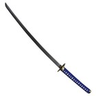 38  Blue Katana Sword Dragon Carbon Steel Blade Samurai Collectible W  Scabbard