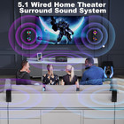 Surround Sound Systems Home Theater System - 1200 Watts Peak Power 10  Subwoofer