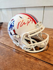 Drake Maye Signed New England Patriots Retro Speed Mini Nfl Helmet Envoy Coa