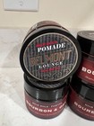 New 4pack Belmont Lounge Pomade High Hold Bourbon   Oak 6 7oz