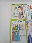 Vintage Old And Used All Simplicity Barbie Doll Clothing Patterns 6 Pc 