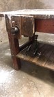 Antique Primitive Wood Workbench Table