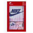 3 Pc Nike Baby Girls Gift Set  0-6 Months  Tie Dye  Bib Pink Purple  B42 Mpw