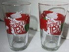 Set Of 2 Samuel Adams Rebel Ipa Pint Glasses 16 Oz Bar Beer Brewery Classic Red