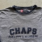 Vintage 90s Chaps Ralph Lauren Long Sleeve Shirt Size Large Gray