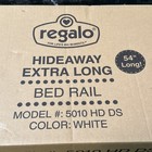 Regalo Hideaway Extra Long 54  Bed Rail White  Model  5010 2-5 Years
