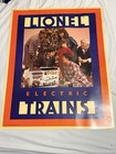 Vintage Classic Lionel Train Promotional Dealer Display Poster Sign 25x16