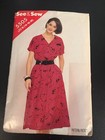 1986 Butterick 5505 Vintage Sewing Pattern Womens  see   Sew Dress Size 14 16 18