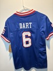 New  Jaxson Dart Youth Medium  age 10-12  New York Giants Stitched Jersey