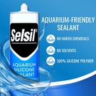 Aquarium Silicone Clear Sealant - High Elasticity  Safe For Fish  Solvent-fre   