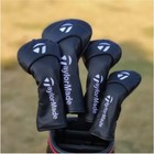 Classic Black And White Golf Club Head Cover  Tay Size One Wood  Set 135ut-