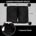 Paddle Board Deck Bag  Sup Accessories Mesh Storage Bag One Size  Black 