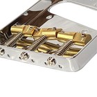 Wilkinson Vintage Telecaster Bridge No Logo Compensated Brass Saddles Tele Wtb