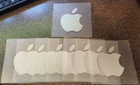10 Apple Oem Sticker White Logo Iphone Ipod Ipad Imac Mac Bumper Window Decal 5
