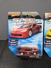 Hot Wheels Speed Machines Corvette C6r Yellow   Red Vhtf Rare 2009 Diecast Lot 