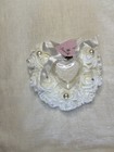 Ring Bearer Pillow Wedding Ring Pillow Pearl White Bridal Ceremony Decor