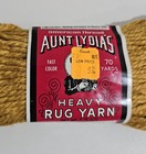 Vtg Aunt Lydia s Heavy Rug Yarn Cotton   Rayon Blend 70 Yds  565 Antique Gold