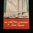 Hotel Paramount New York City Brochure 1949
