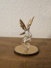 Glass Baron Eagle With 22k Gold Accents Figurine S2-366g-y  3 x2 5 